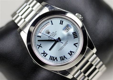 rolex watches day date ii president platinum polished bezel|rolex watch diamond bezel prices.